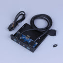 20Pin to 2 USB 3.0 port HUB + HD audio pc floppy front panel expansion rack3. M&