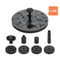 Mini Solar Bird Bath Fountain Pump Free Standing Floating Water Fountain Pump