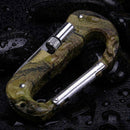 4 In 1 Multifunctional Tool Carabiner Hook Cutter Gear EDC Tool Camping Hot C9F6