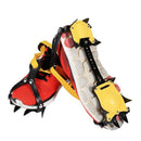 10 Teeth Crampons Mountaineering Cleats , Stainless Steel Snow Grips Crampo
