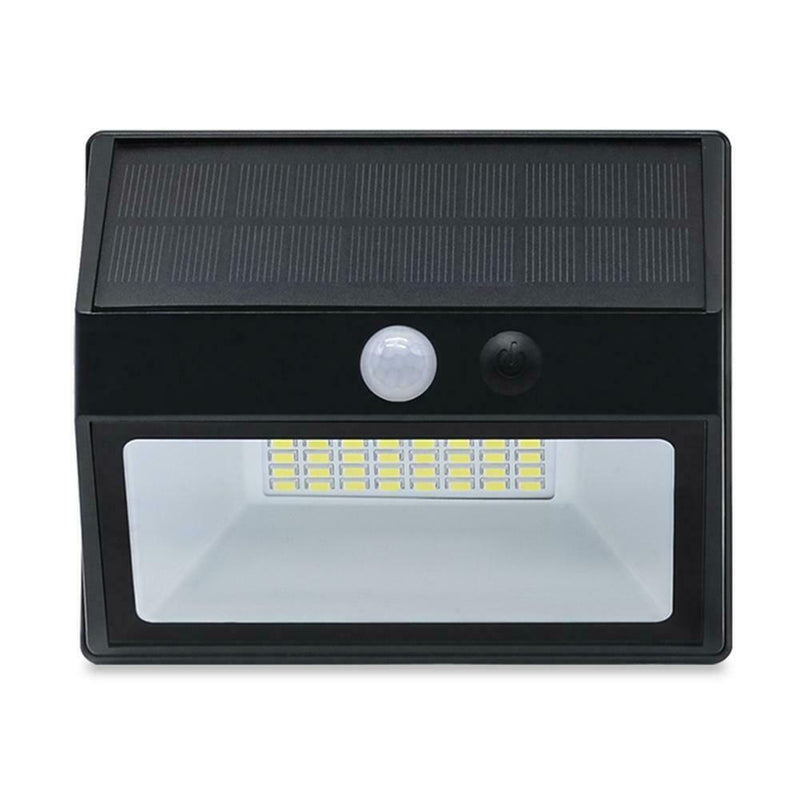 Solar Powered LED Wall Lamp Waterproof Body Induction Garden Outdoor Light
