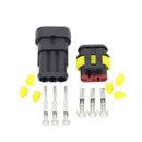 10 Kits Set 3 Pins Way Car Super seal Waterproof Electrical Wire Connector Plug
