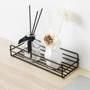 Practical Iron Shelf Adhesive Storage Rack Holder Shower Shampoo Organizer  Y9X5