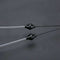 3.5mm Plug Air Tube Anti-Radiation Earphone 2 Air Acoustic Tube Stereo Head M4V9