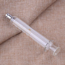 10ml Clear Glass Syringe Luer Lock Head Reusable Glass Injector Syringe