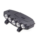 5 LED Head Cap Hat Clip Light Lamp Flashlight Hands-Free For Bike Bicycle H