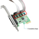 PCI Expansion Card Adapter Converter To Dual RS232 RS-232 Serial Ports COM