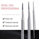 Toe Nail File Ingrown Satin Edge Stainless Steel Pedicure File Favor Double L4H7