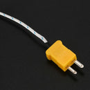2PCS K Type 0-400C Temperature Sensor Thermocouple Probe 2 Meter 6.6Ft