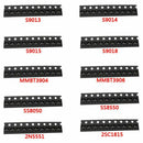Sot-23 Smd Transistor Kit S9013 S9014 S9015 S9018 Mmbt3904 Mmbt3906 Ss8050  N4O9