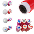 6X Colorfast Quick-dry Golf Ball Stamp Stamper Marker Club Gift Accessories