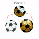 Football Reversible Change Color Sequins Sew On Patches Diy Applique Crafts JR