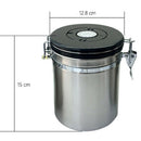 Coffee Canister with Scoop Airtight Coffee Container Stainless Steel Storag