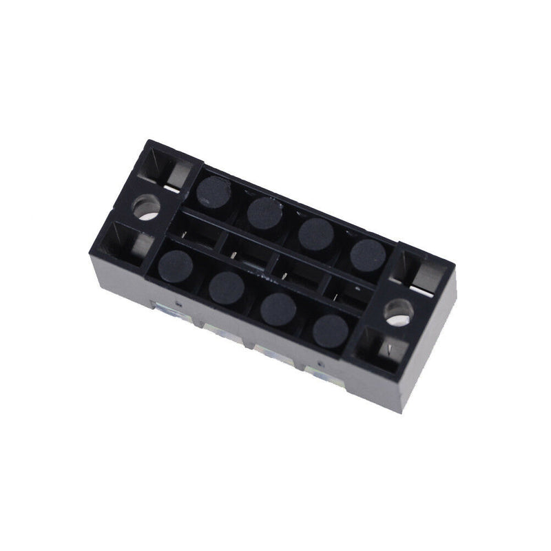 3Pcs TB-1504 4 Positions Dual Rows Covered Screw Terminal Block 600V 15A ASJ.AU