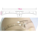 50pcs Reusable Semi Permanent Eyebrow Stencil Makeup Microblading Measure T