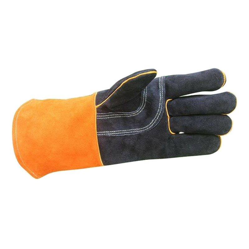 Leather Welding Gloves Heat Resistant Work Glove Grill Oven Blacksmith