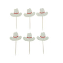 24pcs west cowboy cupcake topper birthday party cake decor supplies 3c