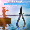 Flat Nose Fish Hook Tying Plier Duckbill Pliers with Spring Fishing Tools
