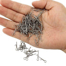 100Pcs Fishing Soft Lure Bait Stinger Spike Hook Connecting Top Needle Pins J7O9