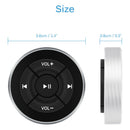 Wireless Bluetooth Remote Control Car Steering Wheel Motorcycle Bike Handle L6A3