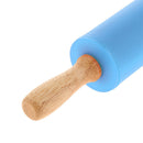 Nonstick Craft Rolling Pin Fondant Sugarcraft Dumpling Wrappers Baking Blue