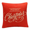 4-Pack Happy Halloween & Christmas Pillow Covers Cotton Linen Bat Pumpkin S Z7D4