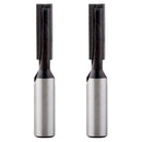 2x Carbide Straight Dado Router Bit Woodworking Milling Cutter 8mm Shank,6mm