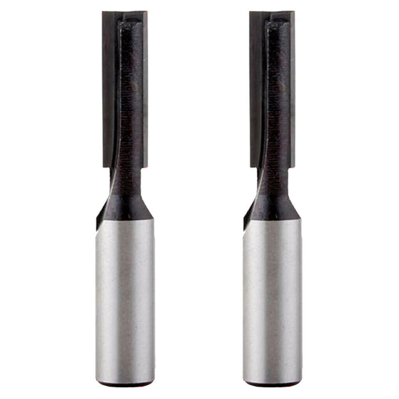 2x Carbide Straight Dado Router Bit Woodworking Milling Cutter 8mm Shank,6mm