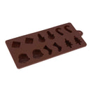 Christmas Silicone Cake Cookie Mold DIY Fondant Chocolate Baking Tool