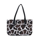 Women Leopard Handbags Fashion PU Leather Large Capacity Shoulder Tote Bag