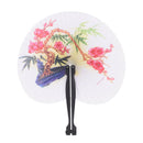 New Paper Hand Fan Plastic Handles Folding Wedding Party Favor DecorationZFCA