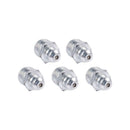 Pack of 5 M10x1 male thread Straight metal grease nipple zerk nozzle O1G4