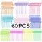 60pcs straws for a variety of beverages, parties, birthday parties, 10 diff X3J2