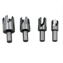 8pcs Wood Plug Cutter Cutting Tool Drill Bit Set Straight and Tapered Taper