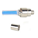 4pcs Wheel Tyre Tire Light Valve Stem Cap Lamp Blue Motorcycle Bike Car Bicycle