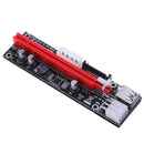 PCI-E Express 1X to 16X Extender Riser Card 4Pin 6Pin 15Pin Power Adapter Board