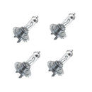 Pack of 4 H7 12V 55W Safety Car Auto Halogen Light Bulb Headlight White Lig