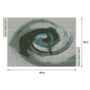 5D DIY Full Square Drill Diamond Painting Cross Stitch Embroidery (Eye04)
