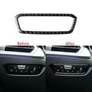 2PCS Carbon Fiber Headlight Switch Button Cover Trim Fit for BMW 3 Series G
