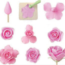 Fondant Cake Cookie Decor Sugarcraft Cutter Rose Flower Mold Gum Paste To3CA Gw