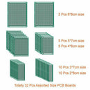 62Pcs PCB Board Kit Includes 32Pcs Double Sided Prototype Boards, 20Pcs Hea Y5L3