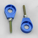 Blue 12mm Chain Adjuster Block Tensioner for Pit Quad Dirt Bike ATV CRF50