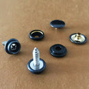 Canvas Snap Fastener Screw Press Stud Boat Iron 15mm Set Kit Practical