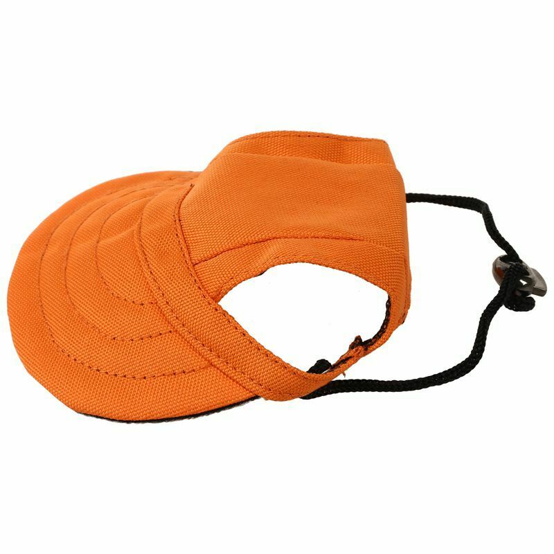 Pet Dog Hat Pet Dog Oxford Fabric Hat Sports Baseball Cap with Ear Holes fo Q1P2