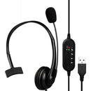USB Wired Headphone for Conference Online Call Center Business Handsfree Headset