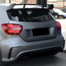 1Pair Car Black Abs Rear Bumper Splitter Spoilers Canard for Mercedes for B