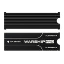 2 Pieces Aluminum Heatsink Black PCIe NVMe M.2 2280 SSD Silicone Thermal Pad