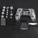 Clear Shell Full Housing case Controller Replacement cover for PS4 Playstat