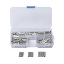 150pcs Wire Copper Crimp Connector Non-Insulated Cord Pin Terminal AWG 22-10