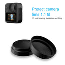 2pcs Protective Lens Covers Caps Anti-scratch Cases for Gopro Max Action Camera
